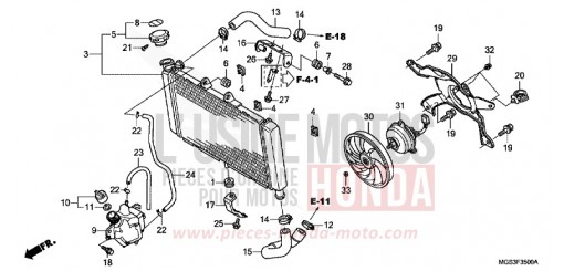 RADIATOR NC700XAD de 2013