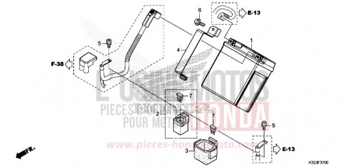 BATTERY CBR300RAF de 2015