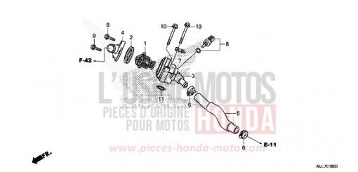 THERMOSTAT NC750DE de 2014