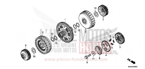 CLUTCH NC750DJ de 2018