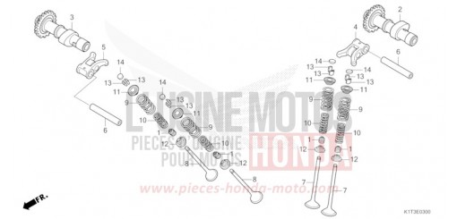 CAMSHAFT/VALVE CRF300LRAM de 2021