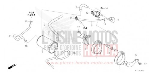 CANISTER CRF300LRAM de 2021