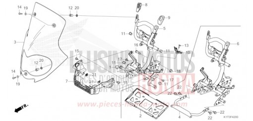 PARABREZZA CRF300LRAM di 2021