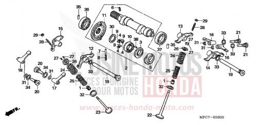 CAMSHAFT/VALVE FMX6505 de 2005