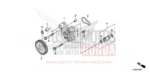 CRANKCASE CRF250RLAJ de 2018