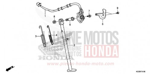 STAND CRF250RLAJ de 2018