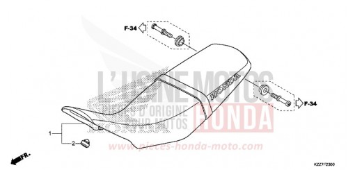 SELLA CRF250RLAK di 2019