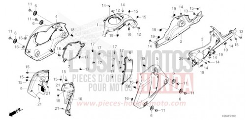 SHROUD MSX125AM de 2021