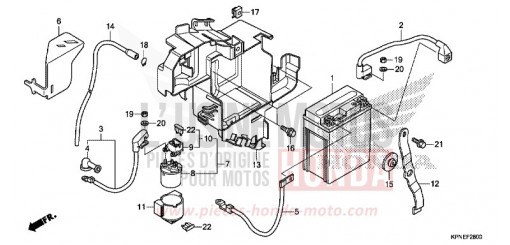BATTERY GLR1251WHH de 2017