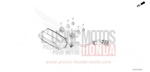 TAILLIGHT MSX125AM de 2021