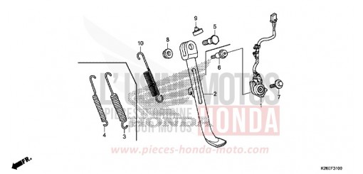 STAND MSX125AH de 2017