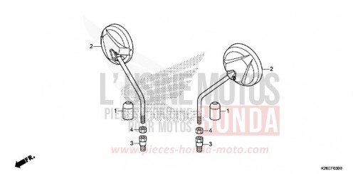 MIRROR MSX125AH de 2017