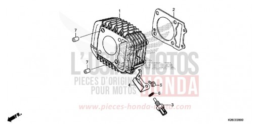 CYLINDER MSX125AJ de 2018