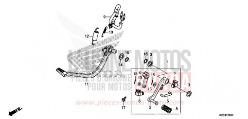 PEDAL MSX125F de 2015