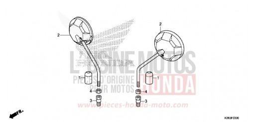 MIRROR MSX125F de 2015