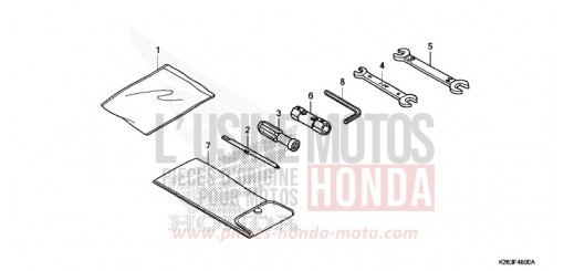 TOOLS MSX125F de 2015