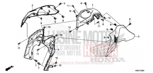 SHROUD MSX125G de 2016