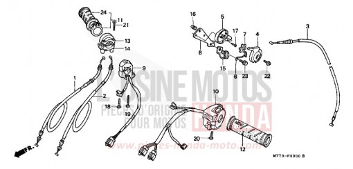 SWITCH/CABLE NR750N de 1992
