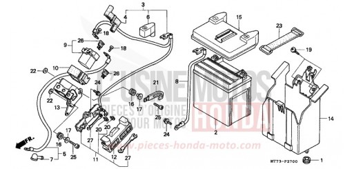 BATTERY NR750N de 1992