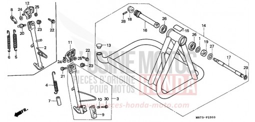 STAND VFR750RJ de 1988