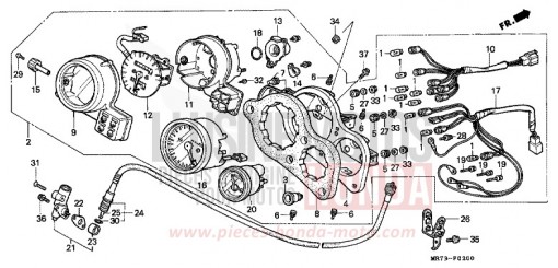 METER VFR750RK de 1989