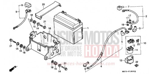 BATTERY VFR750RK de 1989