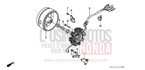 GENERATOR XR250R1 de 2001