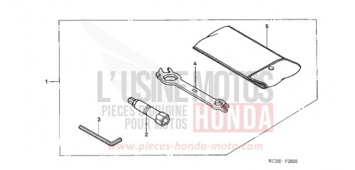 TOOLS XR250R4 de 2004