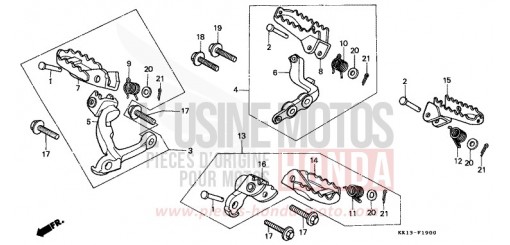 STEP XR250RE de 1984