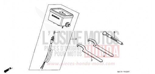 CONTACHILOMETRI/CHIAVE XR250RF di 1985