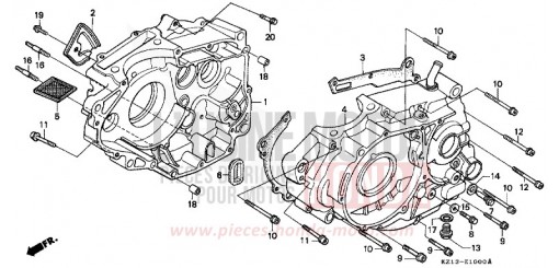 CRANKCASE XR250RN de 1992