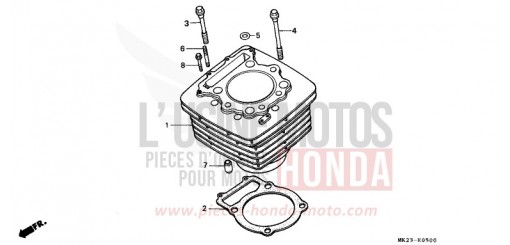 CYLINDER XR600RM de 1991