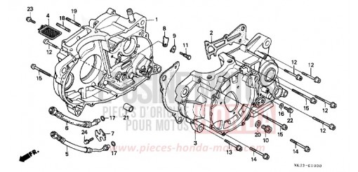 CRANKCASE XR600RM de 1991