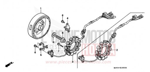GENERATOR XR400R3 de 2003