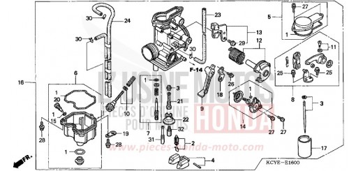 CARBURETOR XR400R4 de 2004