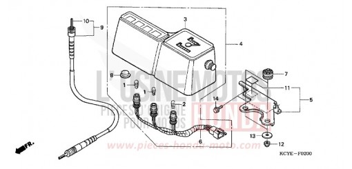 METER XR400R4 de 2004