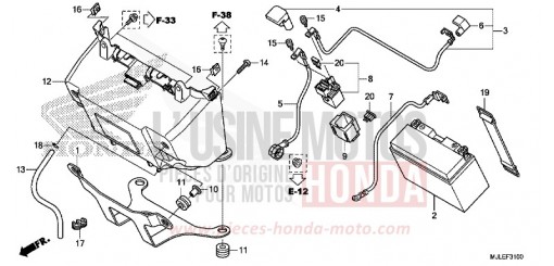 BATTERY NC750SAF de 2015