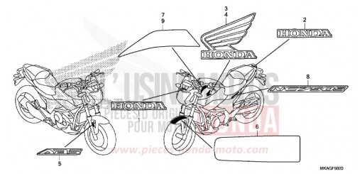 MARK/STRIPE NC750SAJ de 2018