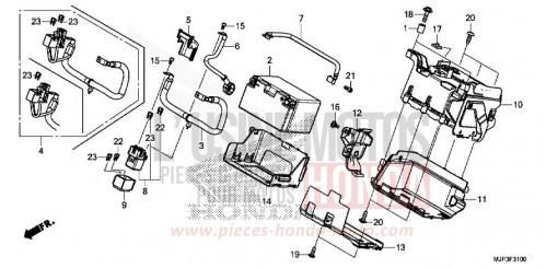 BATTERY CRF1000DH de 2017