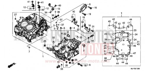 CRANKCASE CRF1000DH de 2017