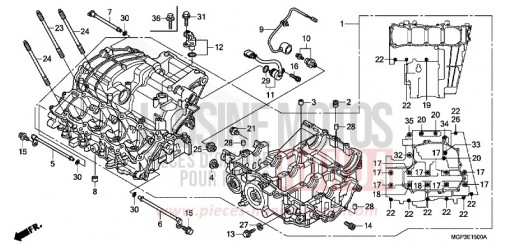 CRANKCASE CBR1000RRD de 2013
