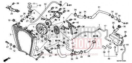 RADIATORE CBR1000RRD di 2013