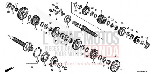 TRANSMISSION CBR1000RRD de 2013