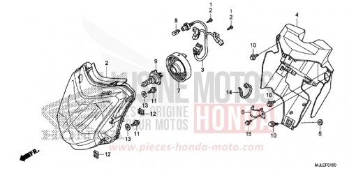 HEADLIGHT NC750SDE de 2014