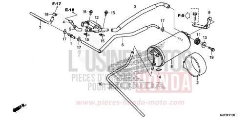 CANISTER CRF1000DH de 2017