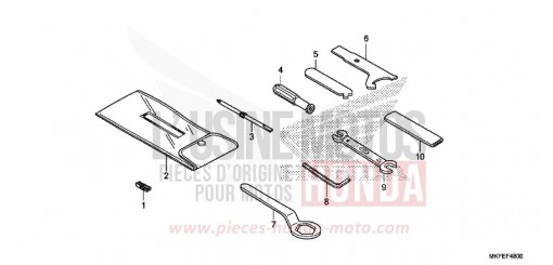 TOOLS CBR1000RAK de 2019
