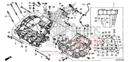 CRANKCASE CBR1000RAK de 2019