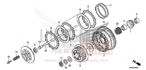 CLUTCH CB1000RAF de 2015