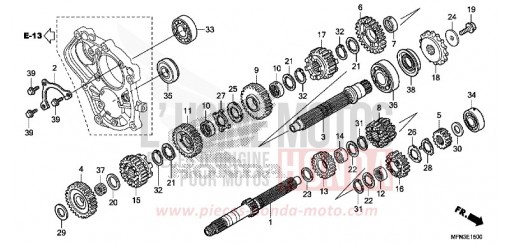 TRANSMISSION CB1000RAF de 2015
