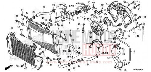 RADIATOR CB1000RF de 2015